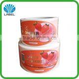 2015 New Product Factory Price With High Quality Adhesive Sticker With Silver Stamping