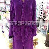 2016 Hot Selling Sexy and Cheap Coral Fleece Bathrobe in China Supplie thumbnail-6