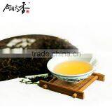 2012yr mengku old pressed puer raw tea cake in gift box