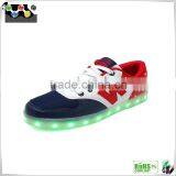 Wholesale USB Charger Changeable Colors Light up Running Sports Casual Shoes for Adults JK-012 thumbnail-2