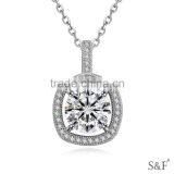 17609 Lead Free Gold Wedding Necklace thumbnail-1