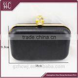 16x9.8cm Shiny Gold Color Clutch Frame With Plastic Boxes Purse Frame thumbnail-1