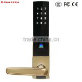 A High Security Lock Opened by Fingerprint ID Card and Password