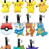Silicone Pokemon Luggage Tag/soft Pvc Rubber Luggage Tag thumbnail-4