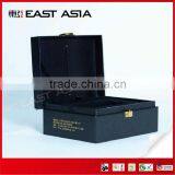 Black Fancy Paper Boxes With Metal Button Closure