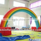 Inflatable rianbow arch