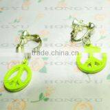 Flower Pattern Wooden Earrings