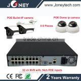 Plug and Play Power Over Ethernet ip Security System