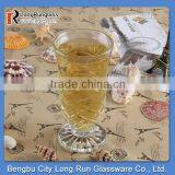 LongRun 188ml Hot Sell Carved Drinking Glass /fancy Fruit Drinks Glassware Wholesale
