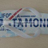 100% EVA Promotional Embossed Flip Flops, RoHS Certified thumbnail-1