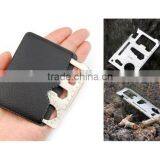 High Quality Portable Outdoor Stainless Steel Multifunction 11-in-1 Pocket Emergency Card Tool thumbnail-6