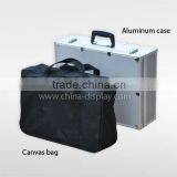 Foldable Aluminum Leaflet Holders Acryilc Lit Stand With Protective Hard Case thumbnail-3