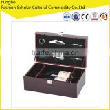 best selling high quality wine box with handle for bottle carrier