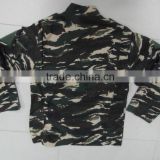 Custom olive green woodland camouflage cotton polyester ripstop outdoor hunting military uniform ACU