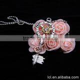 Key Shaped Designer Necklace, Wholesale Steampunk Vintage Necklace thumbnail-1
