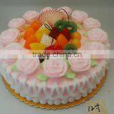 2014 NEW 3D Simulation Birthday Cake for Wedding Party Display/Fake Birthday Cake for Home Decoration