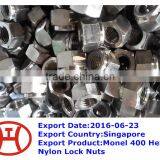 Monel 400 Hex Nylon Lock Nuts