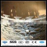 High Tensile Hot Dipped Galvanized Concertina Razor Wire Sharp Blade Barbed Wire for Security Fence for Sale thumbnail-4