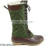 Ladies Knee High Waterproof Synthetic Riding Snow Boots thumbnail-2