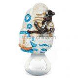 Anchor Resin Stone Finish Magnet With Bottle Opener thumbnail-2