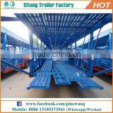 China Manufacturer 3 Axles Vehicle Carrier / Car Carrier Transport Semi Trailer for Sale thumbnail-2
