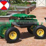 Garden Cart, Garden Tool Cart, Seat Cart, Easy Moving Garden Cart,garden Scooter thumbnail-1