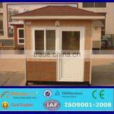 ISO Standard Prefab Steel Frame Guard House With Metal Carved Board thumbnail-6