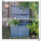 Green Unique Fiberglass Led Outdoor Square Balcony Garden Water Feature thumbnail-1