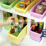 Double Layer Kitchen Sundries Plastic Storage Box thumbnail-3
