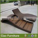 Resin Outdoor Rattan Furniture Sun Lounger for Sale thumbnail-4