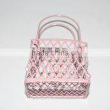 Small Metal Wire Handbag Basket thumbnail-5