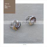 925 Sterling Silver Ring Made in Italy A37 Cameo16mm thumbnail-1