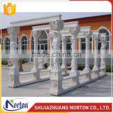 European hand carved marble gazebo for outdoor decoration NTGM-003LI