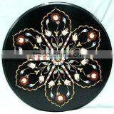 Decorative Marble Inlaid Table Top Marquetry Table Top thumbnail-1