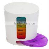 100% BPA Free High Quality 28 Day Drawer Pill Organizer Pill Box thumbnail-1