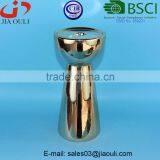 BSCI Member Factory Dolomite Electroplated Gold Christmas Pillar Candle Holder thumbnail-2