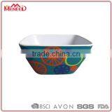 Wholesale Houseware Items Cheap Decorative Square Plastic Flat Bottom Bowl thumbnail-1
