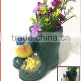 Beautiful Shoes Design Garden Pot Flower Smart Plant Pot