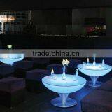 Bent Glass Coffee Table/Led Bar Furniture thumbnail-1
