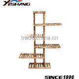 Custom 6 Tiers Antique Wood Plant Stand thumbnail-2