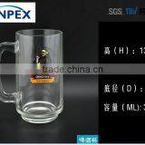 High Clear Beer Glass With Handle thumbnail-3