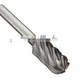 Single Cut Radius End Cylindrical Tungsten Solid Carbide Burrs Of Plastic Tube Packing