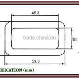 502-3 Industrial Safety Steel Protective Equipment Square Stamped Quick Buckle thumbnail-2
