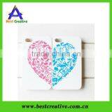 Couple Plastic Heart Printing Phone Case Plastic Cover thumbnail-1