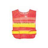 Printed Safety Warning Reflective 100 Polyester Work Vest thumbnail-5