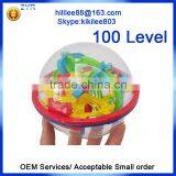 Hot 3D Space Traveller Intellect Ball Balance Maze Game Puzzle Toy 100 Barriers thumbnail-1