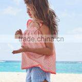 2017 Latest Toddler Baby Children Clothes Summer Cotton Wholesale Tshirt Printing Baby Boutique Clothing Latest Design Girls Top thumbnail-3