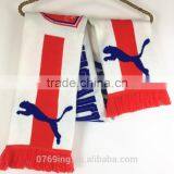 Football Culb Knitting Scarf Sports Logo Knitted Scarf Patterns thumbnail-3