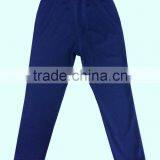 Made in China Womens Cotton Color Sport Wear Blue Trousers Jersey Long Pocket Pants thumbnail-2