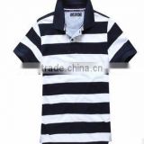 pure cotton block striped polo shirt , Autograph pure striped polo shirt ,2013 summer polo shirt